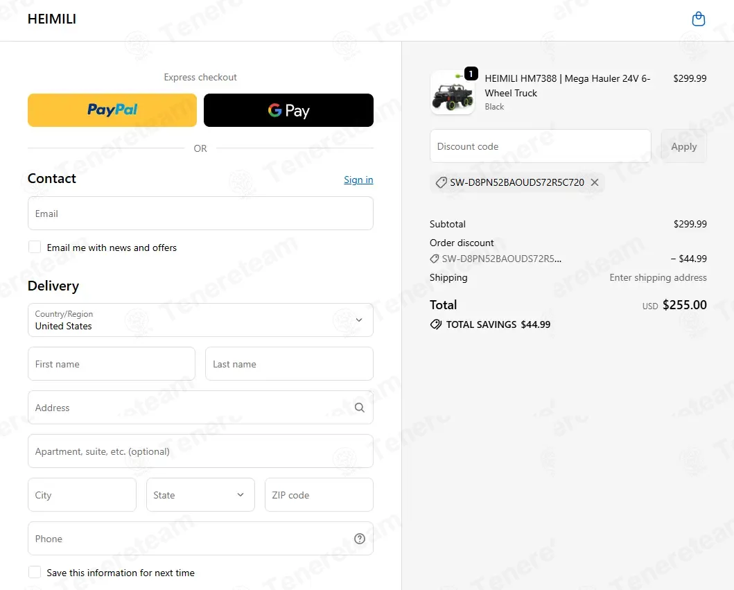 HEIMILI apply coupon code