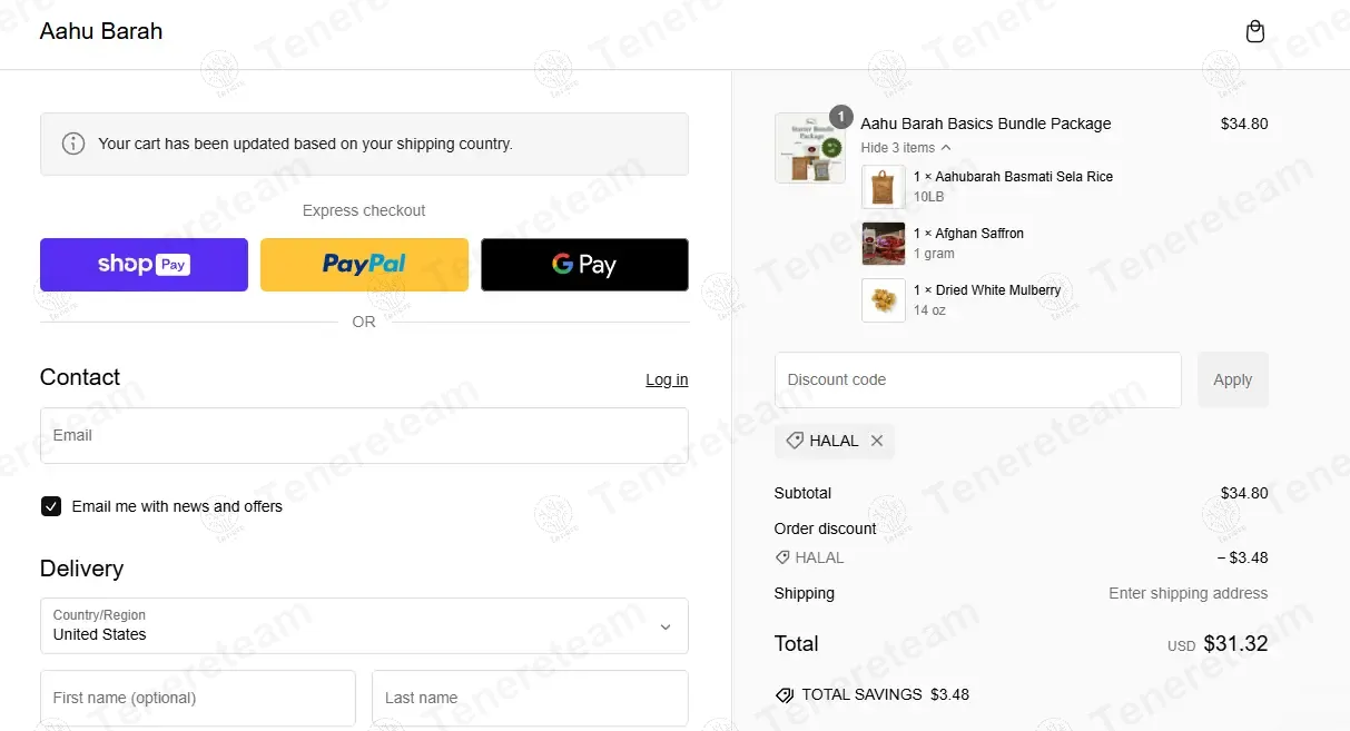 Aa Hubarah coupon code: 10% off with HALAL. Tested and valid as 1 year ago.