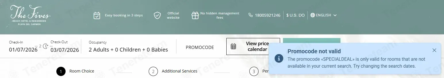The Fives Hotels coupon code: Sale off with SPECIALDEAL. Tested and valid as 1 week ago.