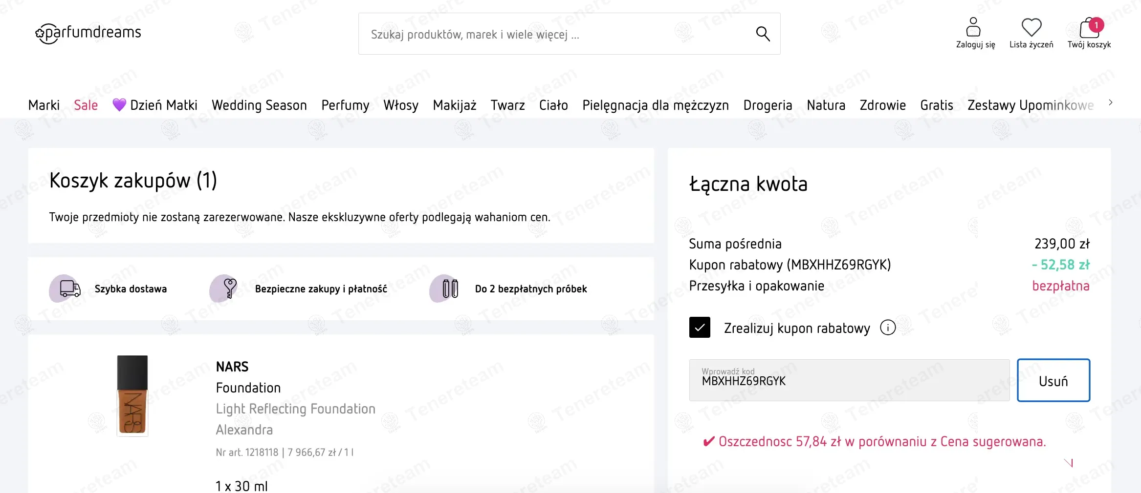Parfum Dreams PL apply coupon code