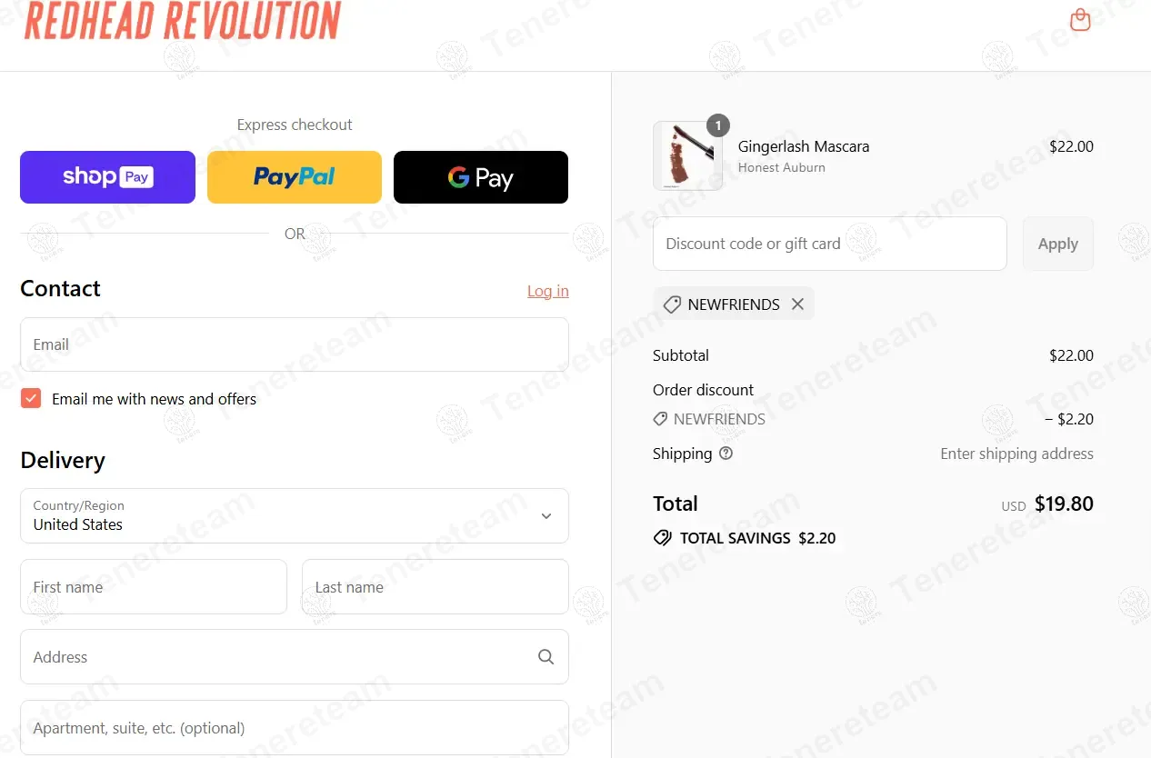 Redhead Revolution US coupon code: 10% off with NEWFRIENDS. Tested and valid as 9 months ago.