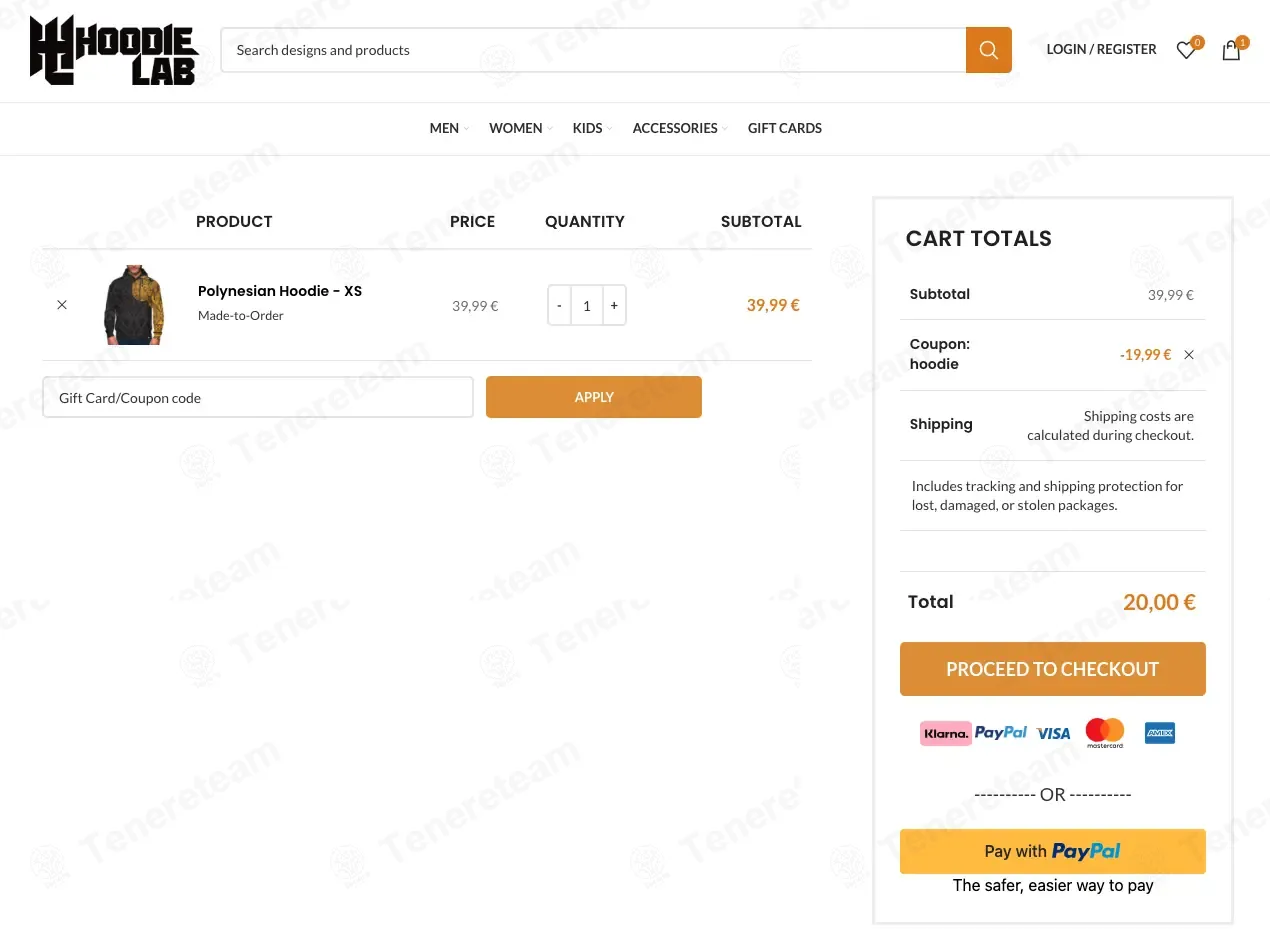 Hoodie Lab coupon code: 50% off with HOODIE. Tested and valid as 8 months ago.