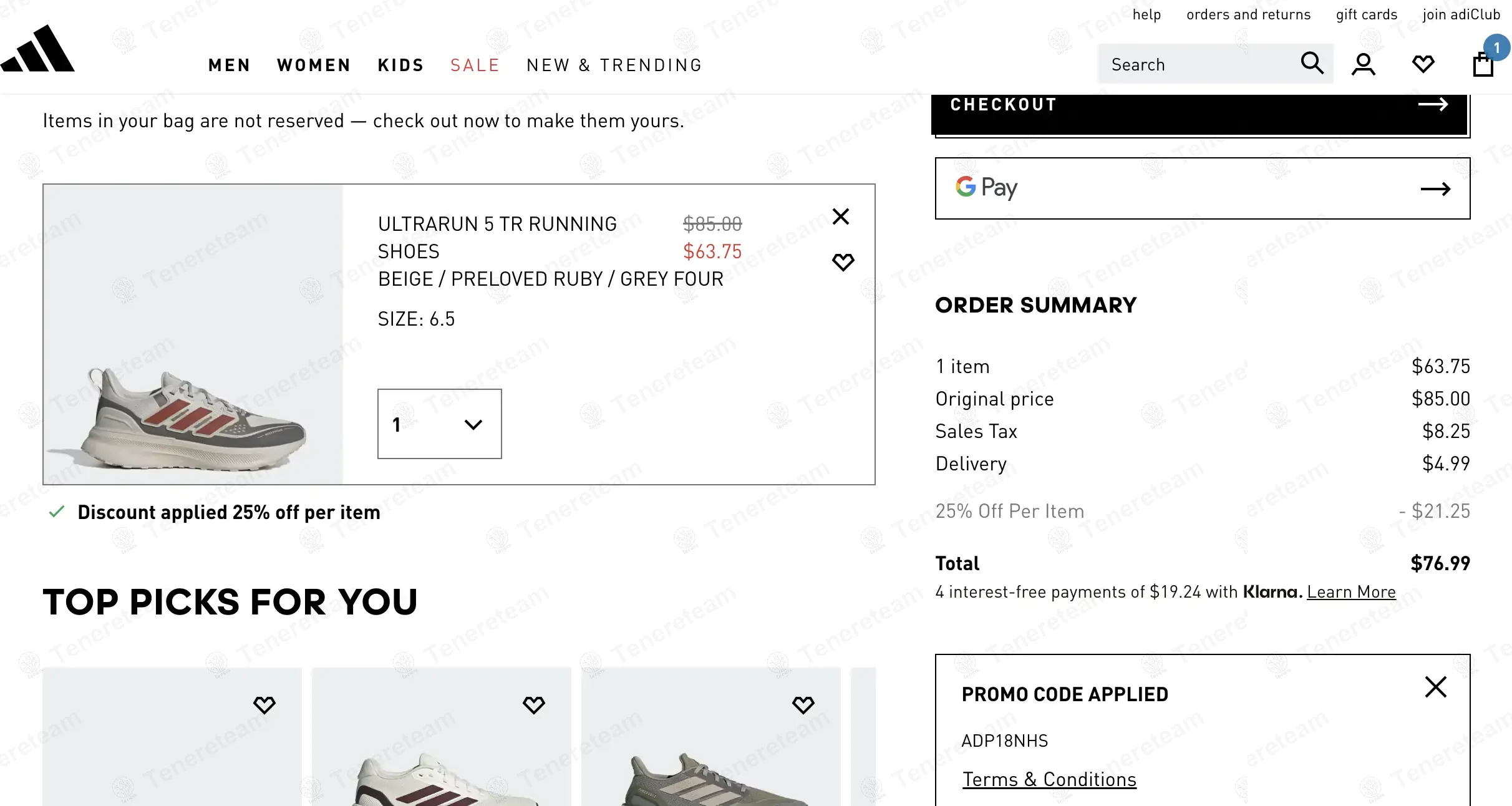 Adidas coupon code: 25% off with ADP18NHS. Tested and valid as 1 year ago.