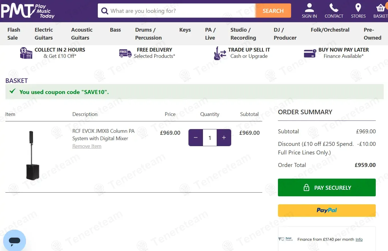 Pmt Online coupon code: £10 off with SAVE10. Tested and valid as 1 year ago.