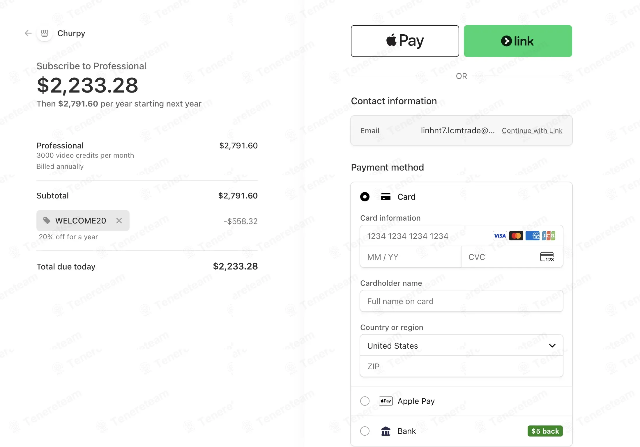 Churpy IO coupon code - tested and valid (2 months ago)