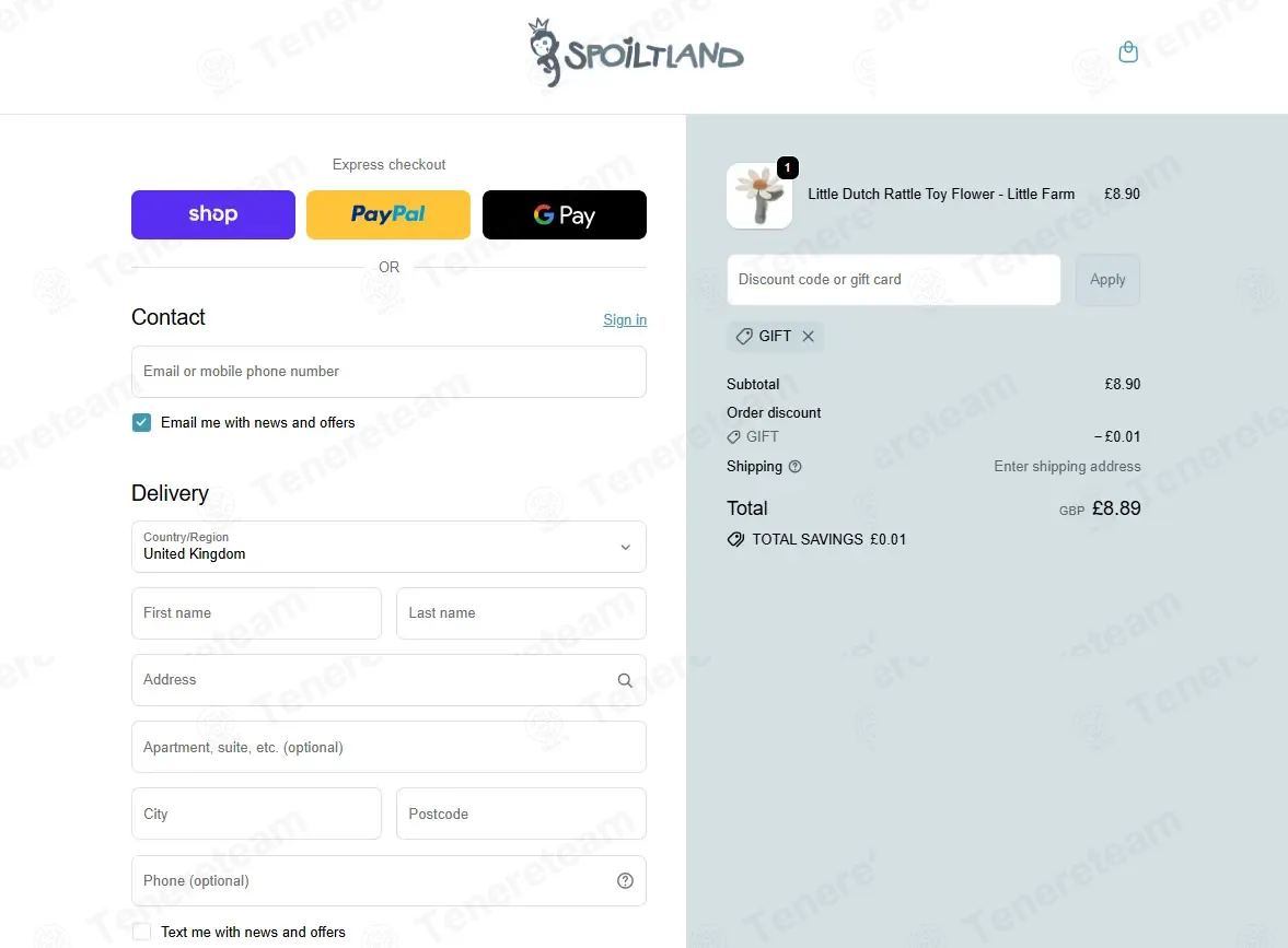 Spoiltland coupon code: Sale off with GIFT. Tested and valid as 7 months ago.