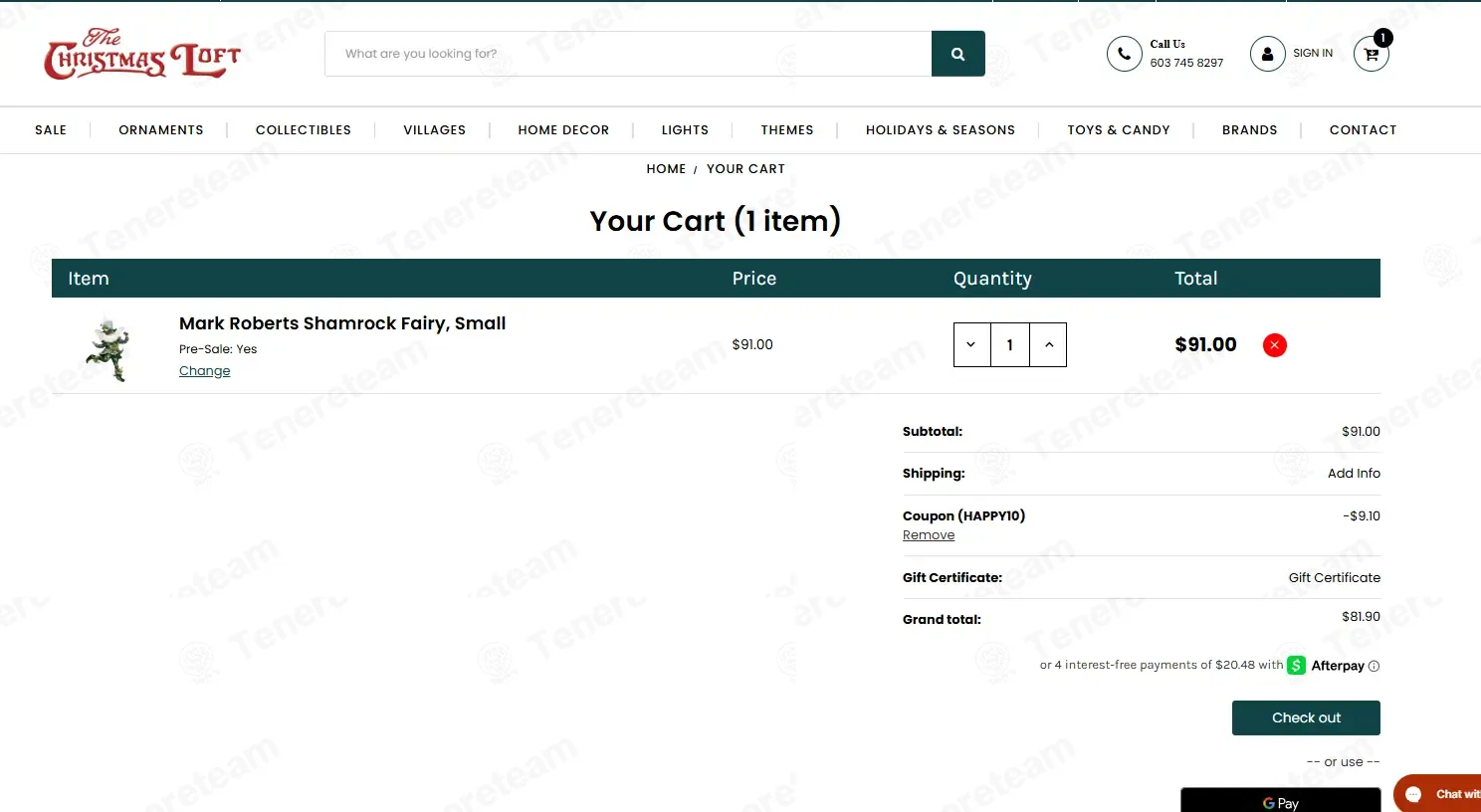 The Christmas Loft coupon code: 10% off with HAPPY10. Tested and valid as 4 months ago.