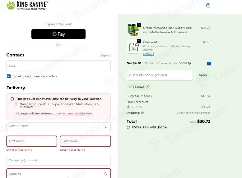 King Kanine coupon code: 25% off with FREE25. Tested and valid as 1 day ago.