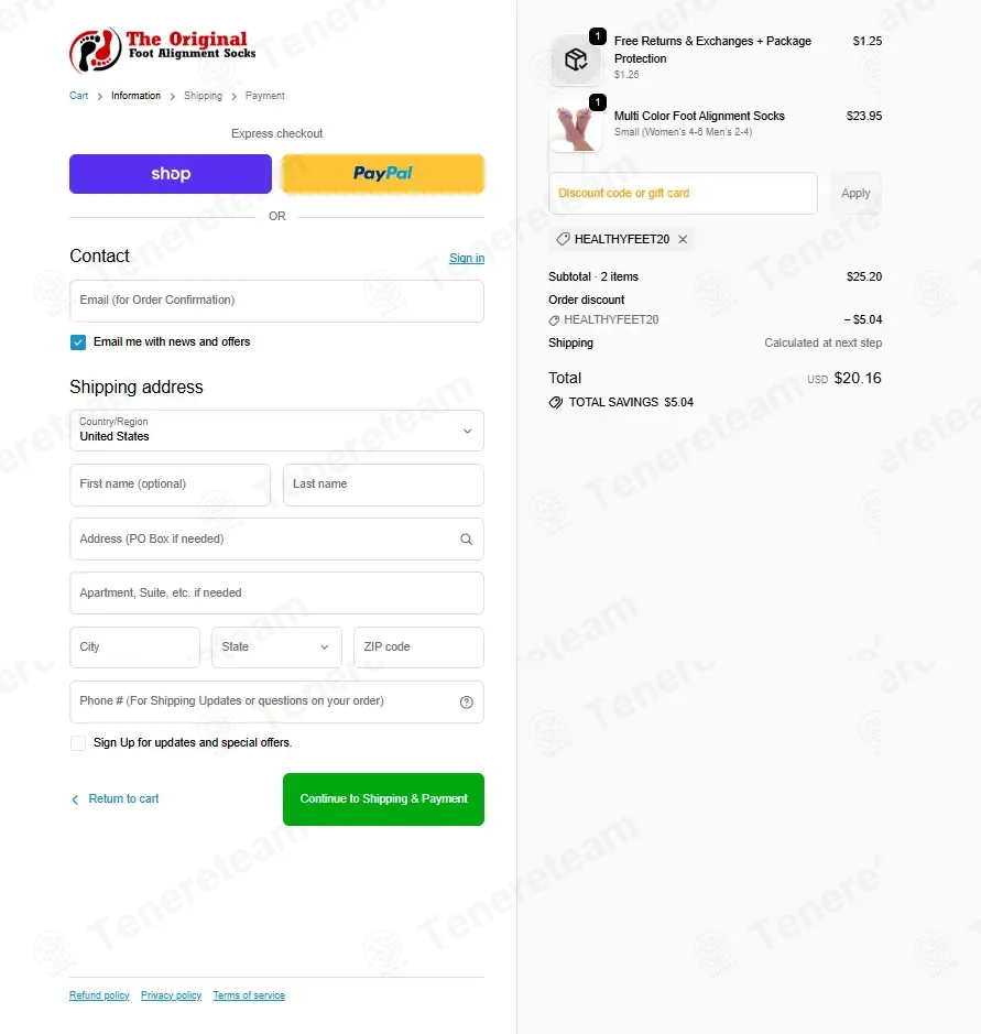 My Happy Feet coupon code: 20% off with HEALTHYFEET20. Tested and valid as 3 months ago.