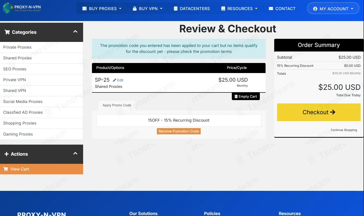 Proxy N VPN coupon code: 15% off with 15OFF. Tested and valid as 2 months ago.