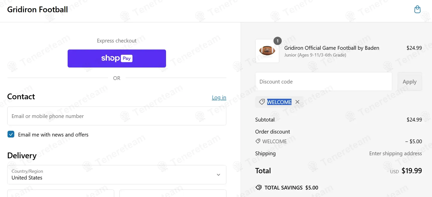 Gridiron Football coupon code: 20% off with WELCOME20. Tested and valid as 1 year ago.