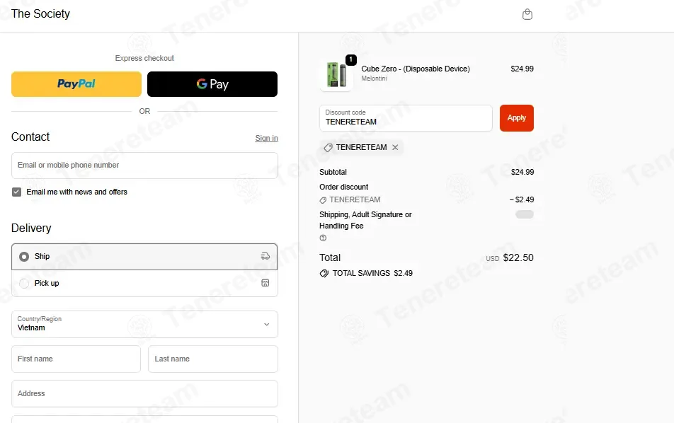 75% OFF The Vape Society CBD Coupon Codes