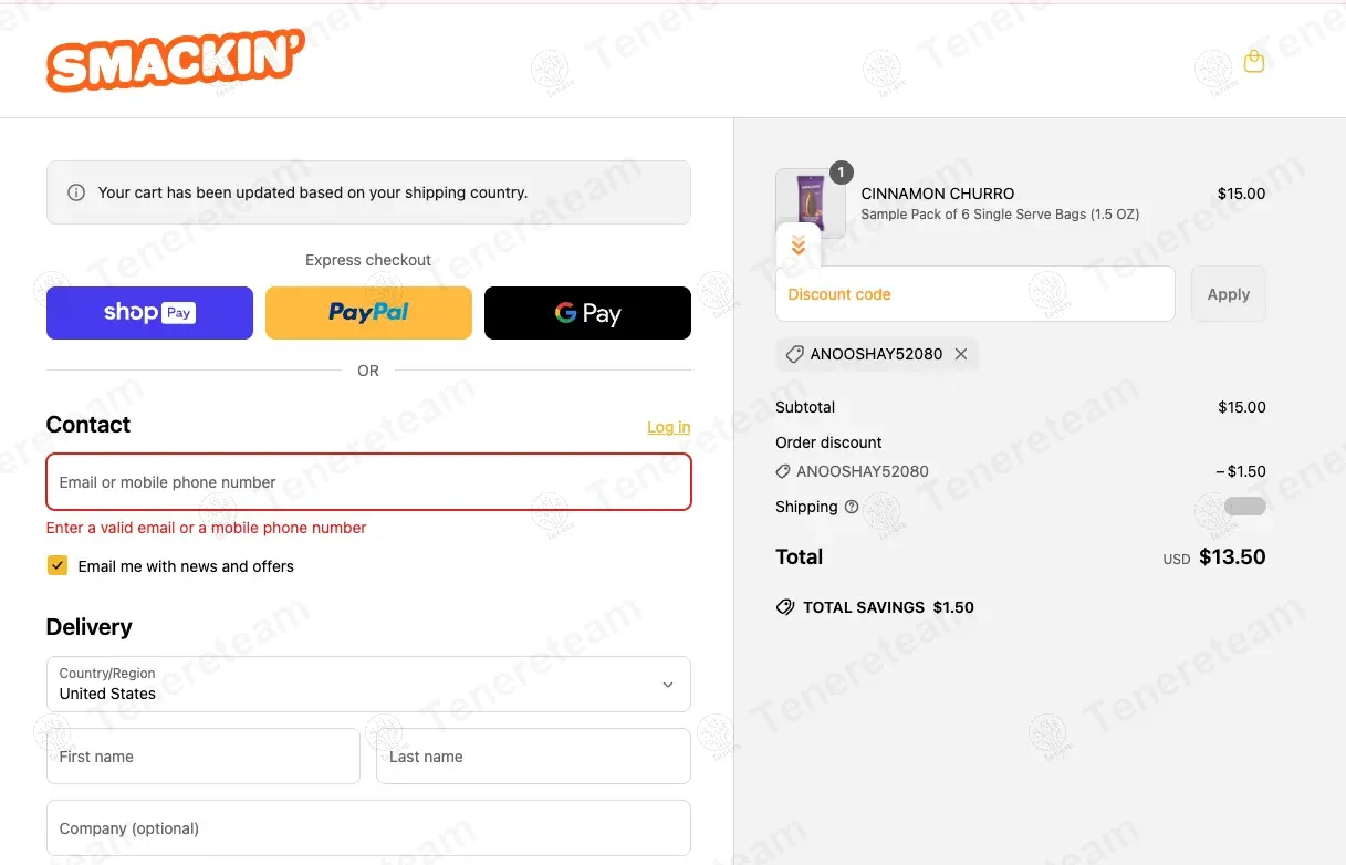 Smackinsunflowerseeds coupon code: 10% off with ANOOSHAY52080. Tested and valid as 1 year ago.
