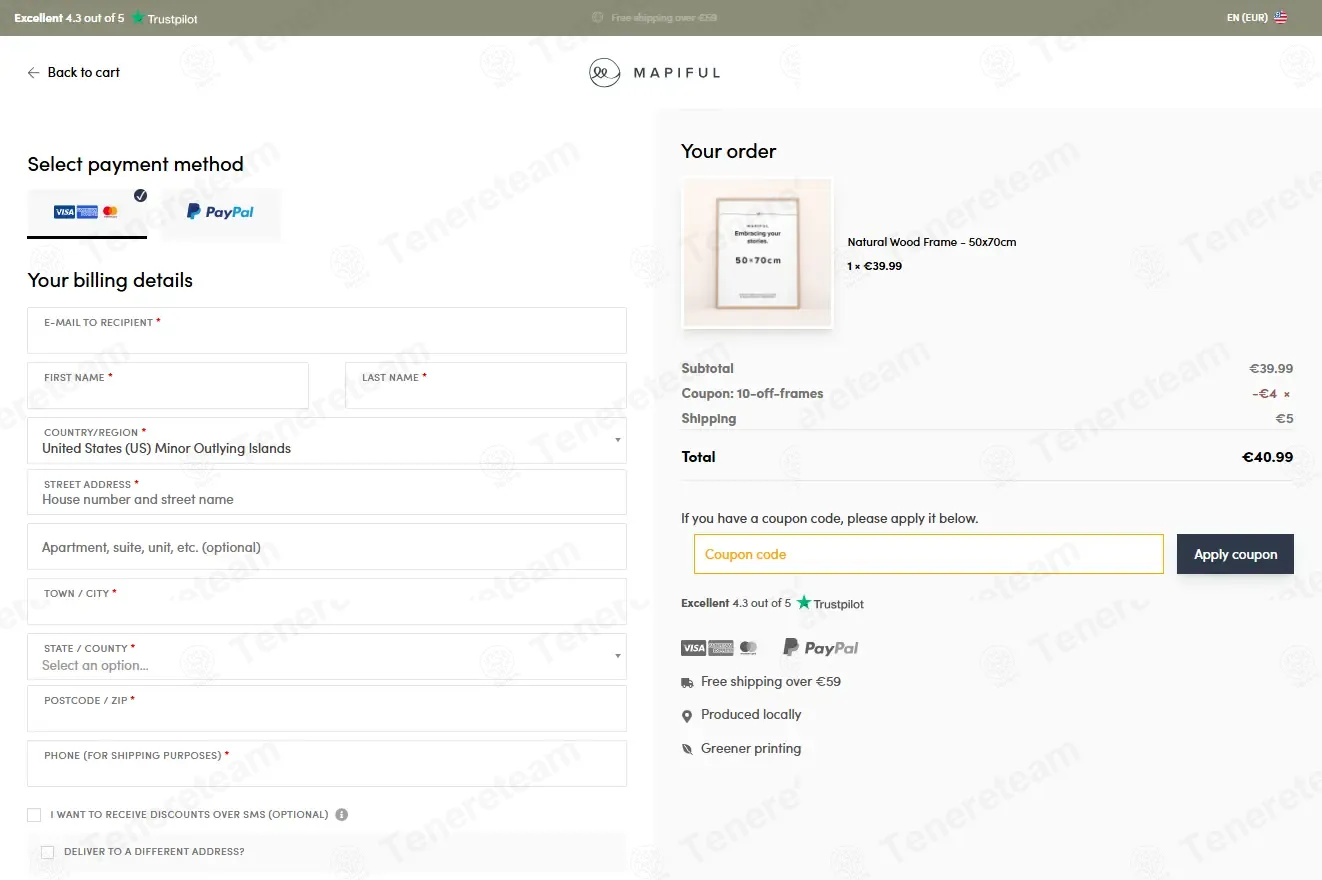 Mapiful coupon code verified as working at checkout