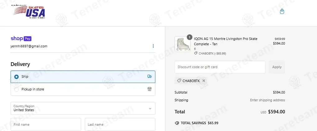 Skates USA coupon code: 10% off with CHABOBTK. Tested and valid as 9 months ago.