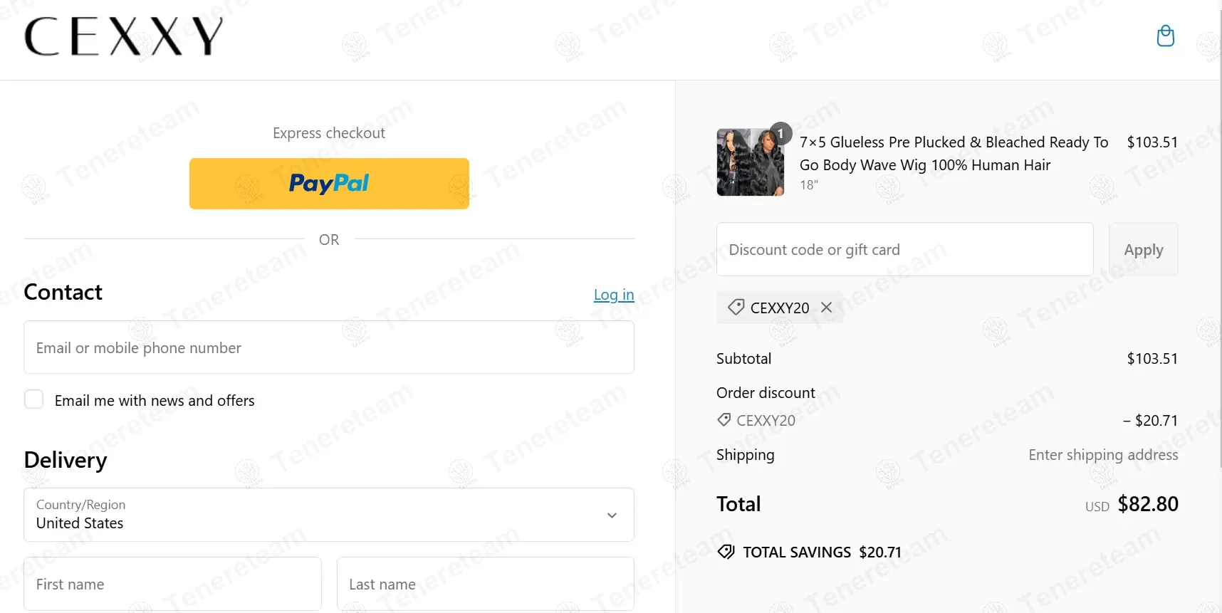 Cexxy Hair coupon code: 20% off with CEXXY20. Tested and valid as 1 year ago.