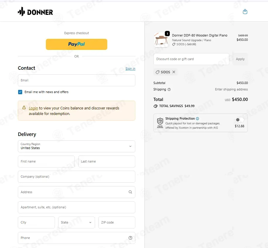 Donnerdeal coupon code: 12% off with ADMITAD12. Tested and valid as 2 weeks ago.