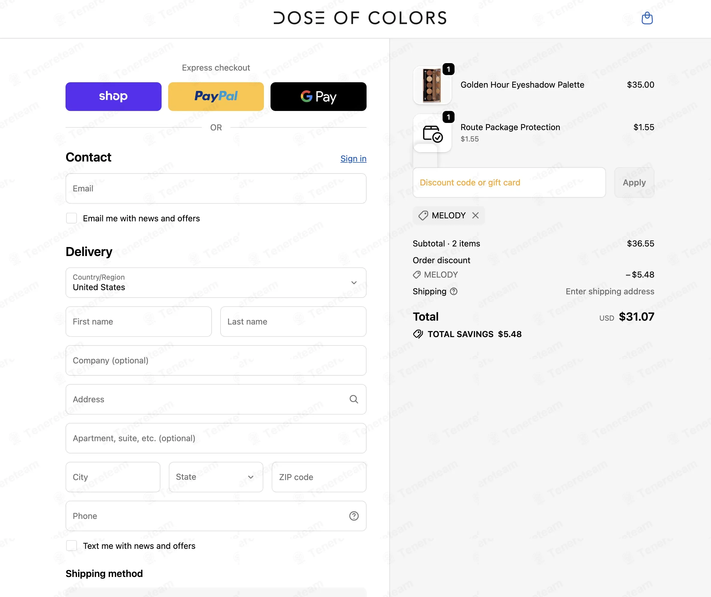 Dose Of Colors coupon code: 15% off with MELODY. Tested and valid as 1 week ago.