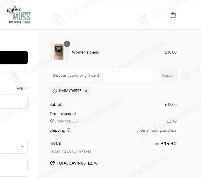 Mylas Moss coupon code: 15% off with JIMMY06535. Tested and valid as 1 year ago.