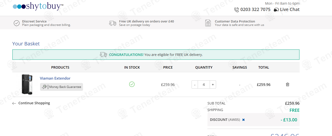 Shytobuy coupon code: 5% off with AW05. Tested and valid as 1 year ago.