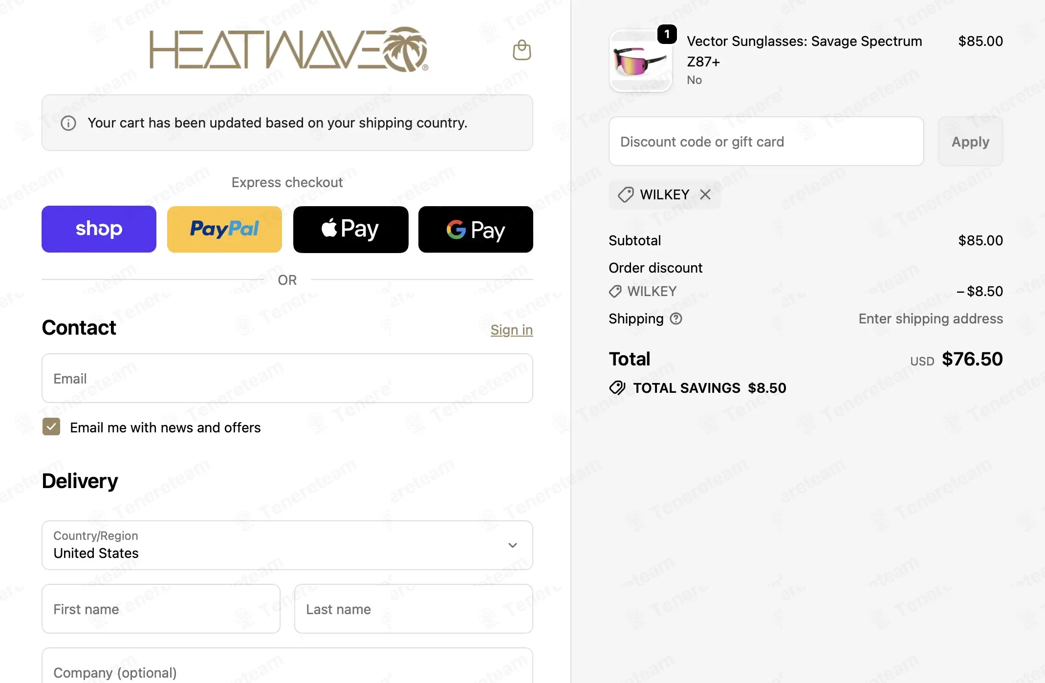 Heat Wave Visual coupon code: 10% off with WILKEY. Tested and valid as 8 months ago.