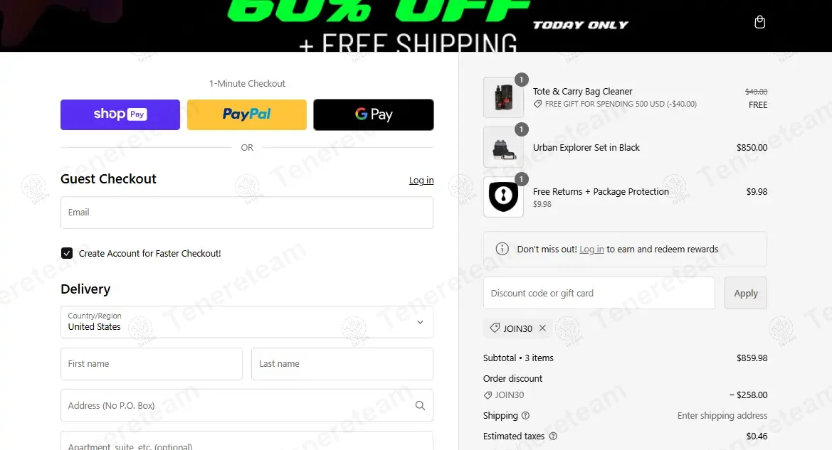 Tote Carry coupon code: 30% off with JOIN30. Tested and valid as 1 month ago.