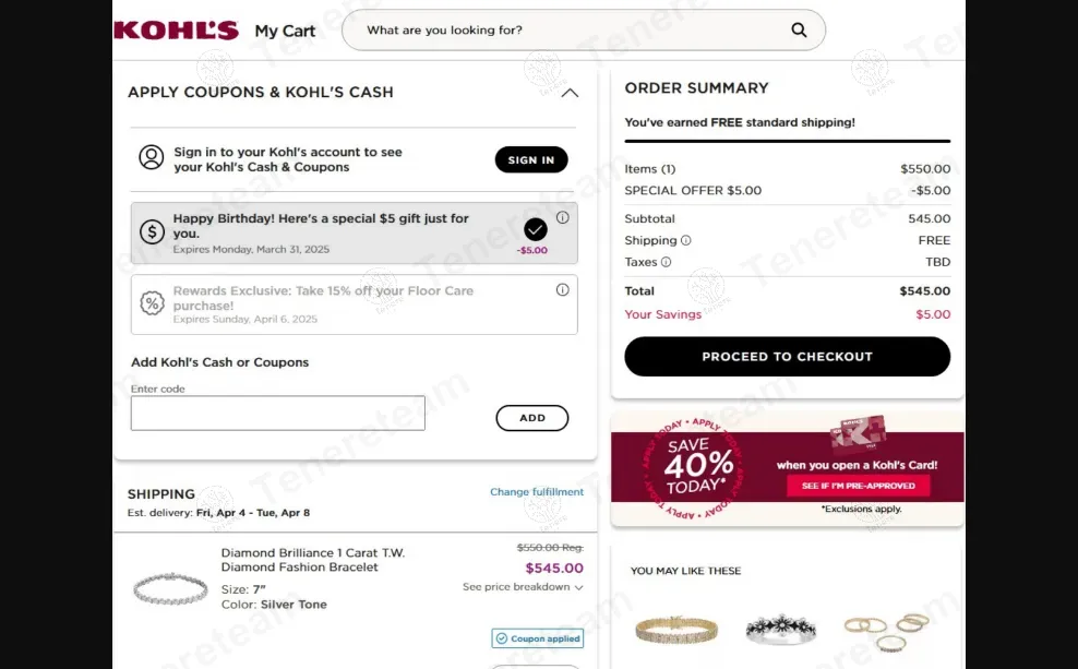 Kohls coupon code: Sale off with NKYAH4WKAK4BU. Tested and valid as 9 months ago.