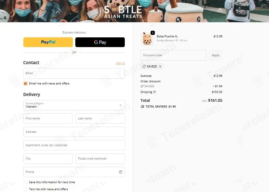 Subtle Asian Treats coupon code: 15% off with SAVE25. Tested and valid as 1 month ago.