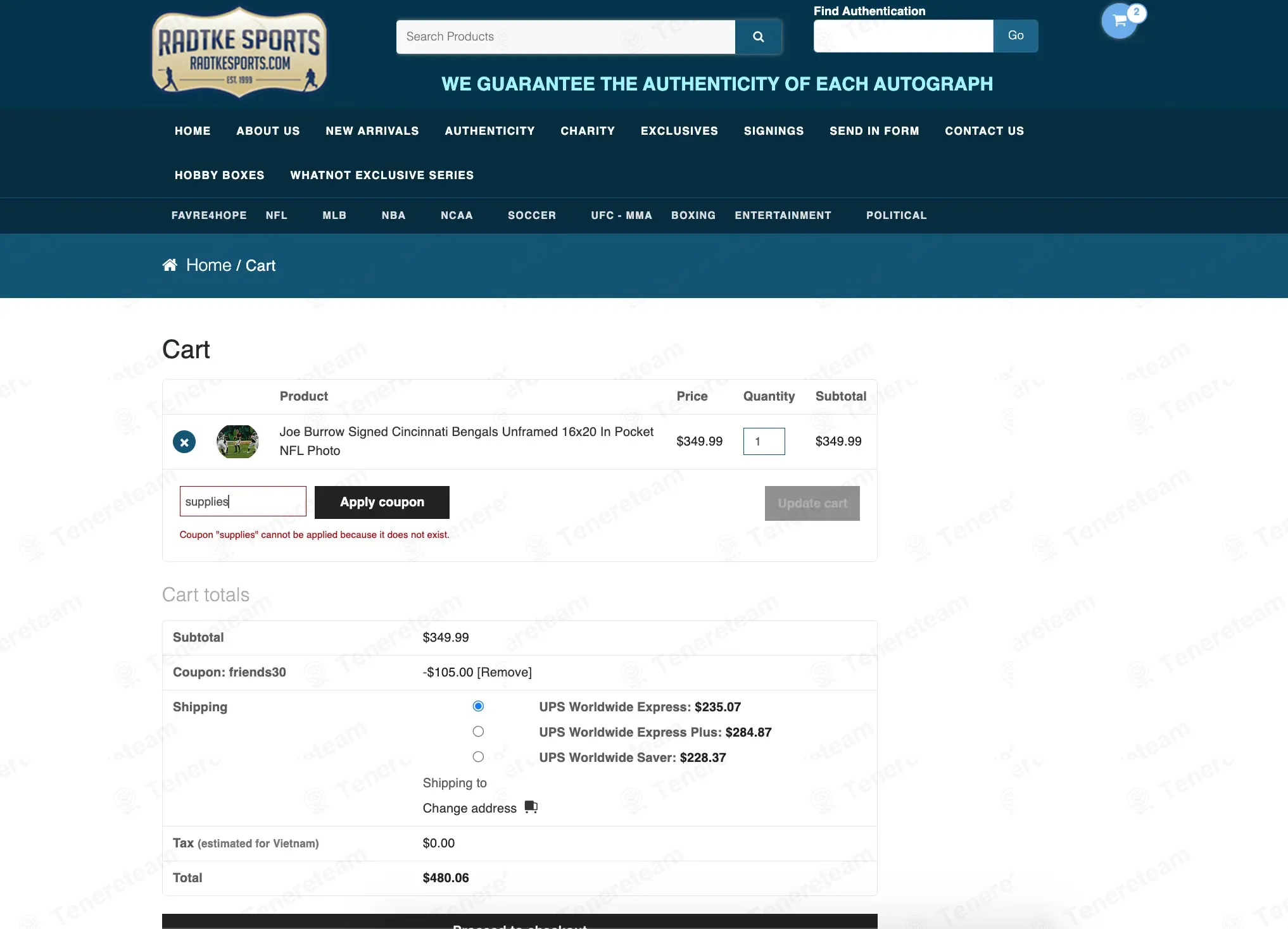 Radtke Sports coupon code: 30% off with supplies. Tested and valid as 5 months ago.