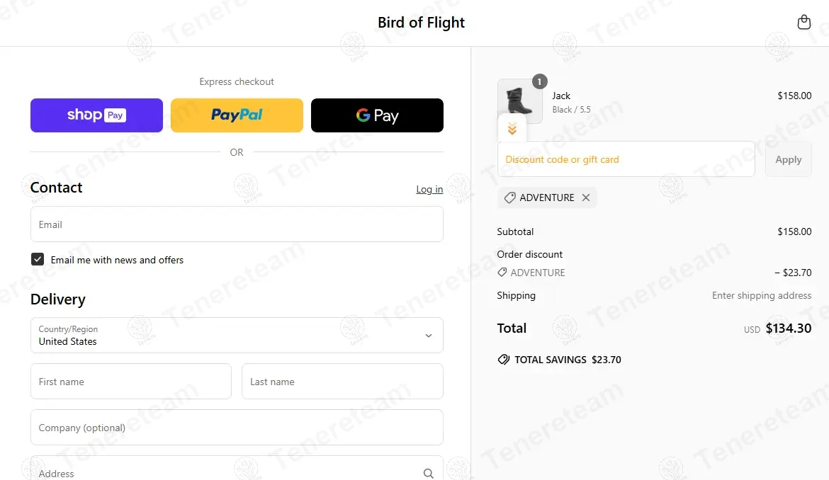 Bird Of Flight coupon code: 15% off with ADVENTURE. Tested and valid as 1 year ago.