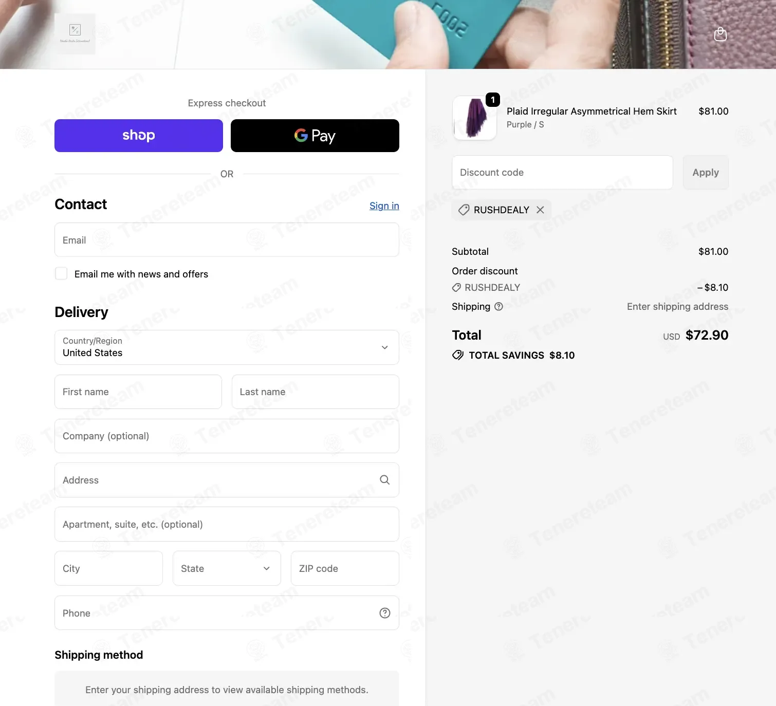 Vensha Studio International coupon code: 10% off with RUSHDEALY. Tested and valid as 1 month ago.