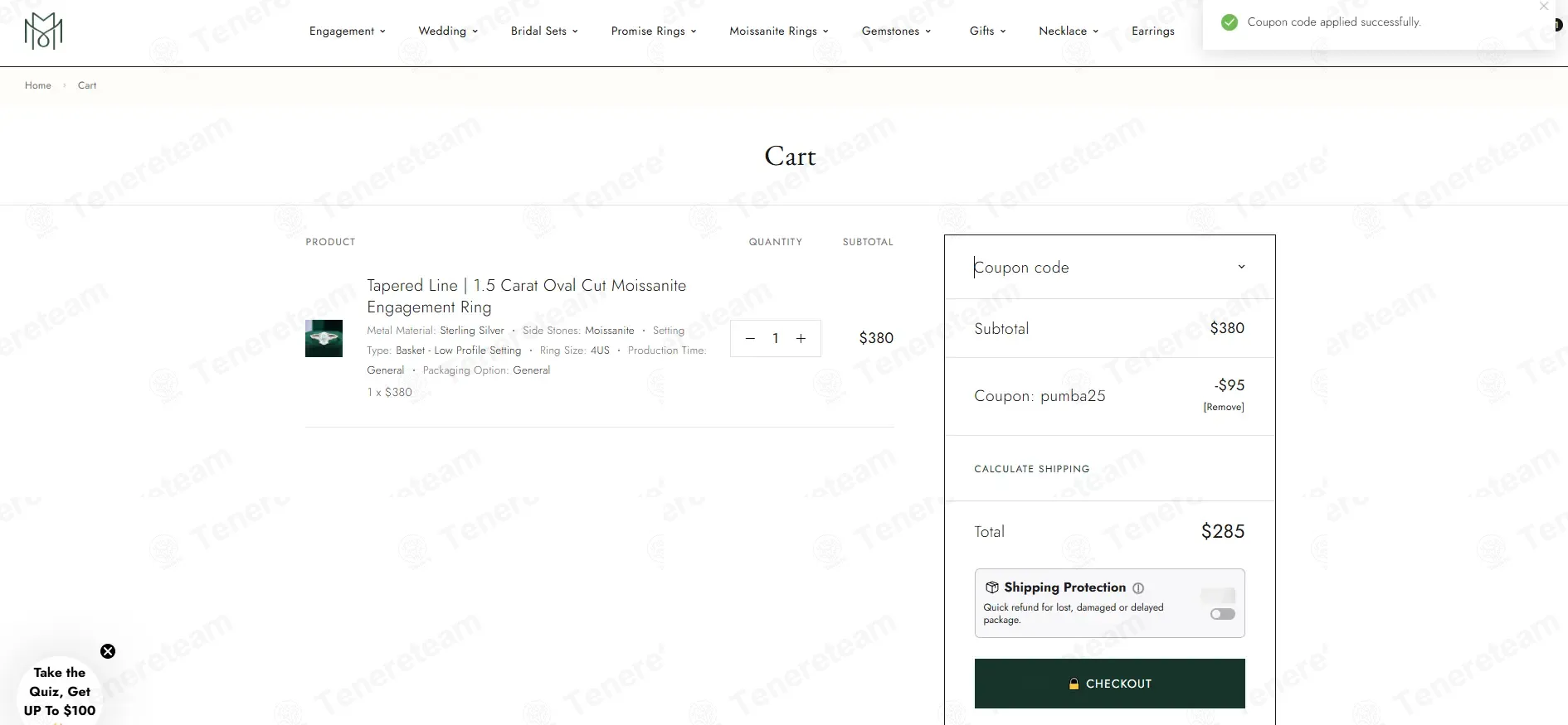 Molly Jewelry US coupon code: 25% off with PUMBA25. Tested and valid as 2 weeks ago.