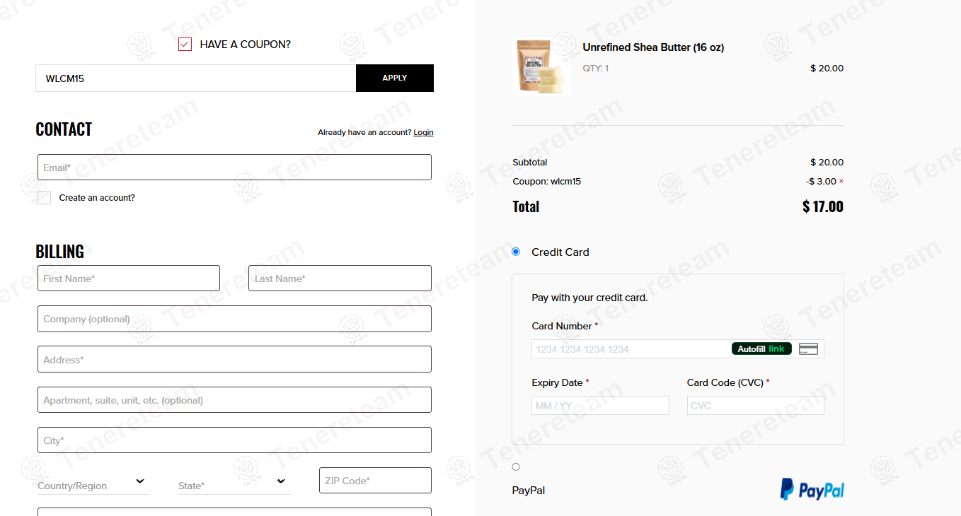 Better Shea Butter coupon code: 15% off with WLCM15. Tested and valid as 7 months ago.