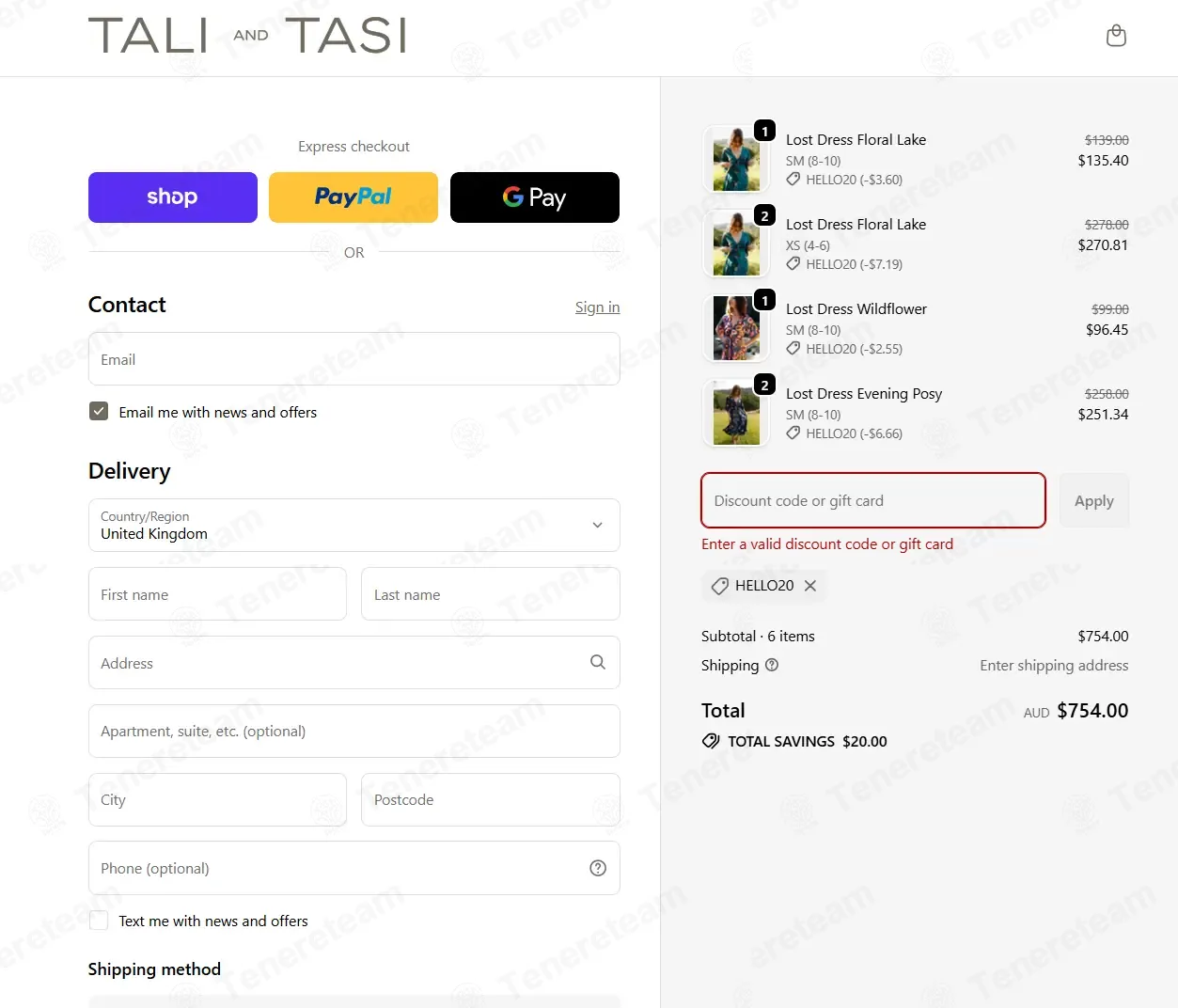 Tasi Travels coupon code: 10% off with WELCOME10. Tested and valid as 6 months ago.