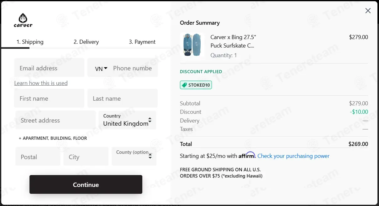 Carver Skateboards coupon code: $10 off with STOKED10. Tested and valid as 7 months ago.