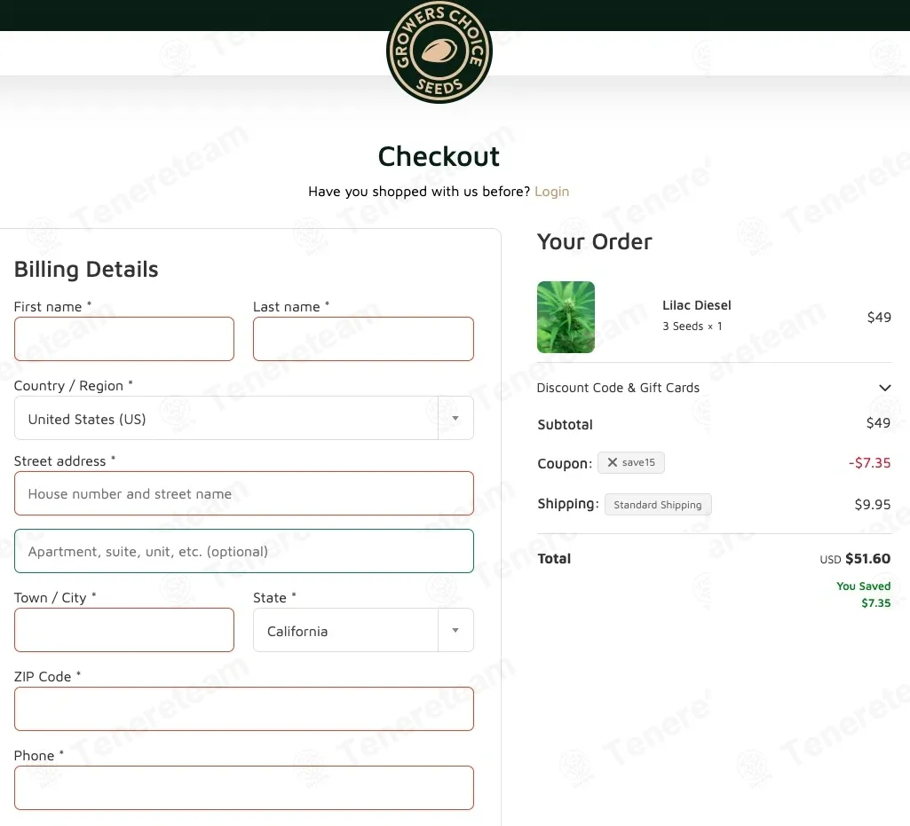 Growers Choice coupon code: 15% off with SAVE15. Tested and valid as 1 month ago.
