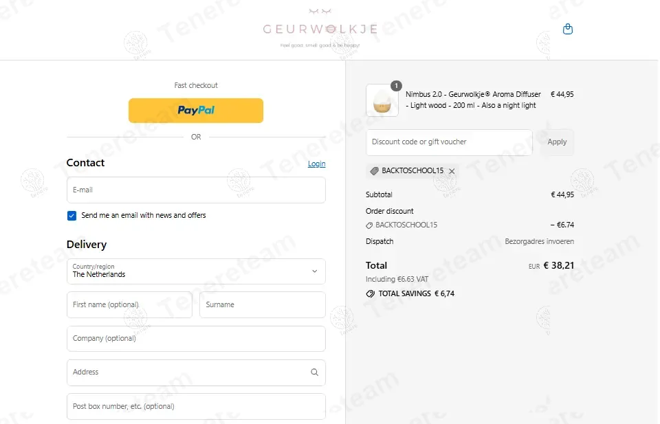 Geurwolkje NL coupon code: 15% off with BACKTOSCHOOL15. Tested and valid as 9 months ago.