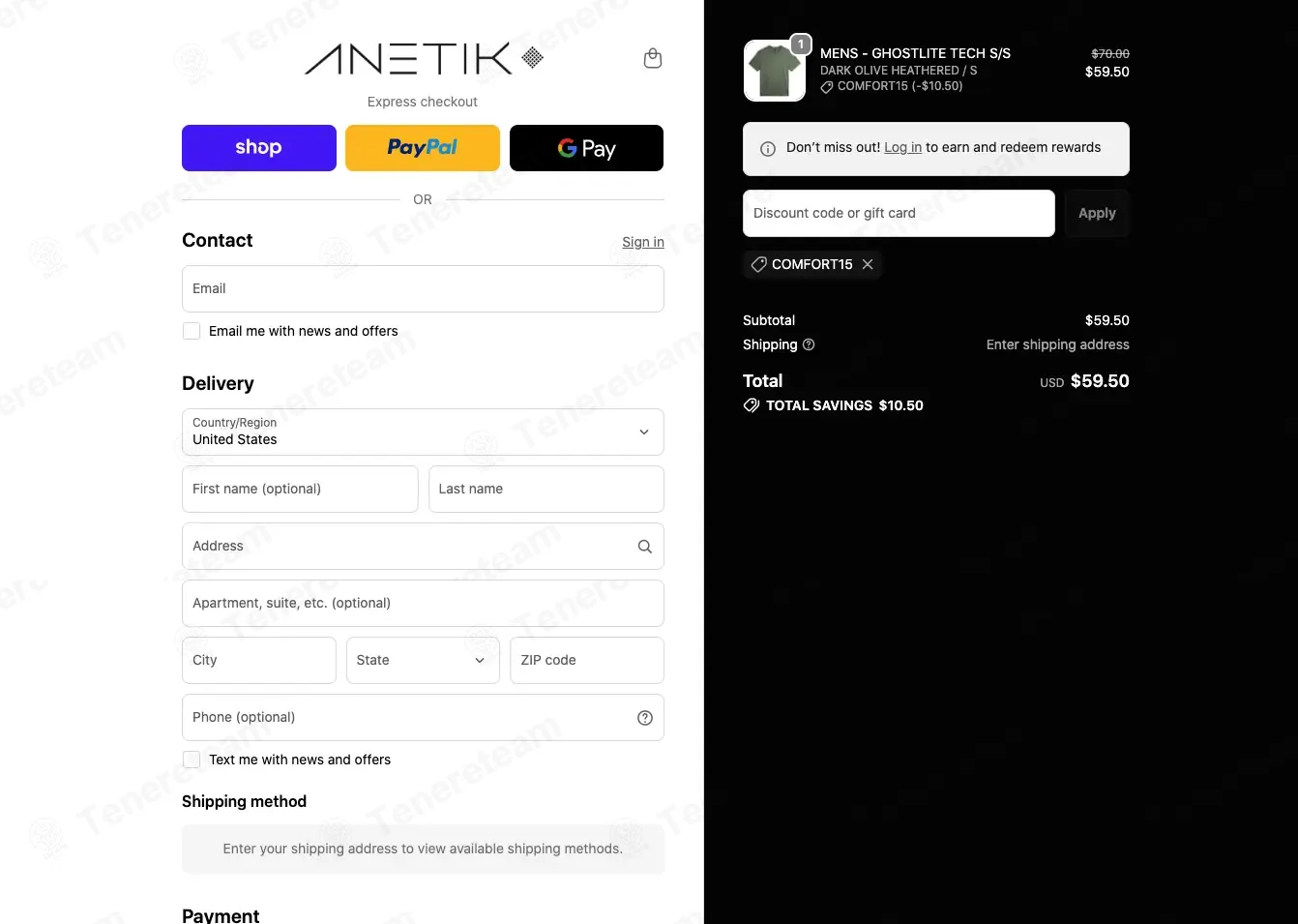 Anetik coupon code: 15% off with COMFORT15. Tested and valid as 3 weeks ago.