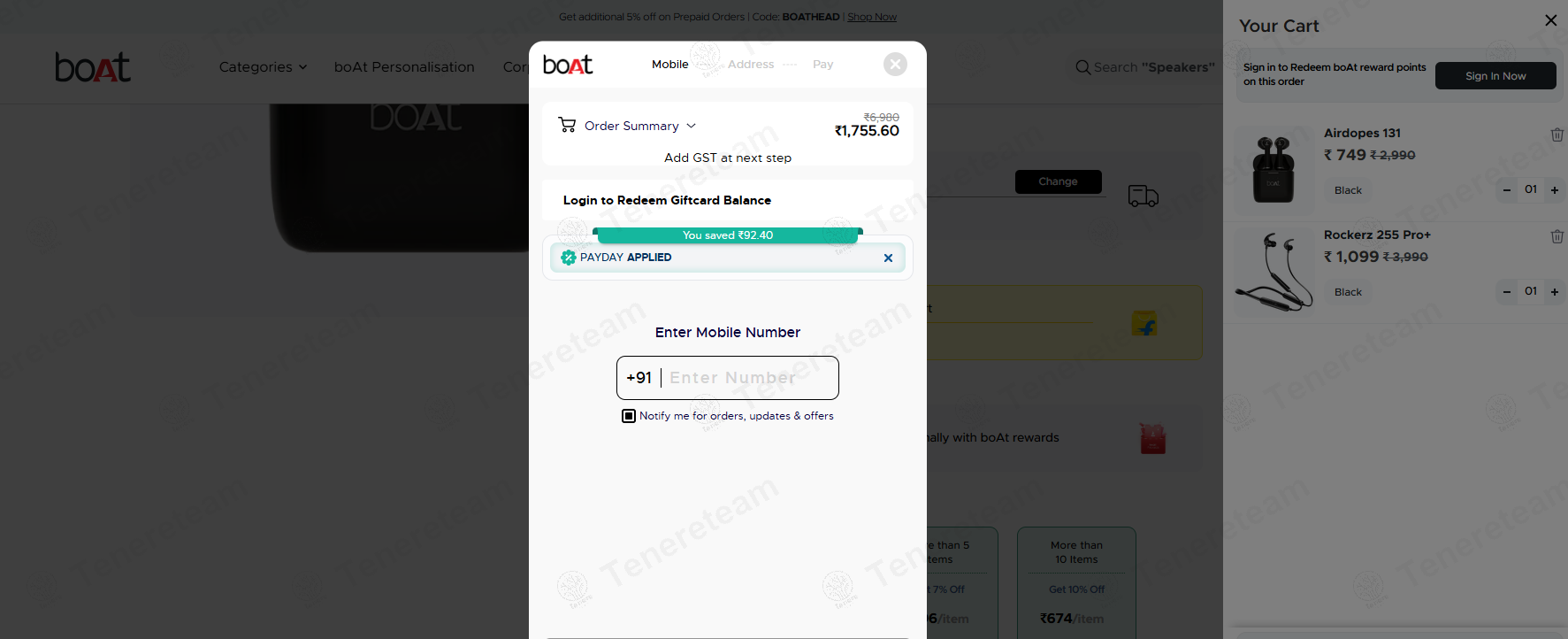 Boat-lifestyle coupon code: 5% off with PAYDAY. Tested and valid as 1 year ago.