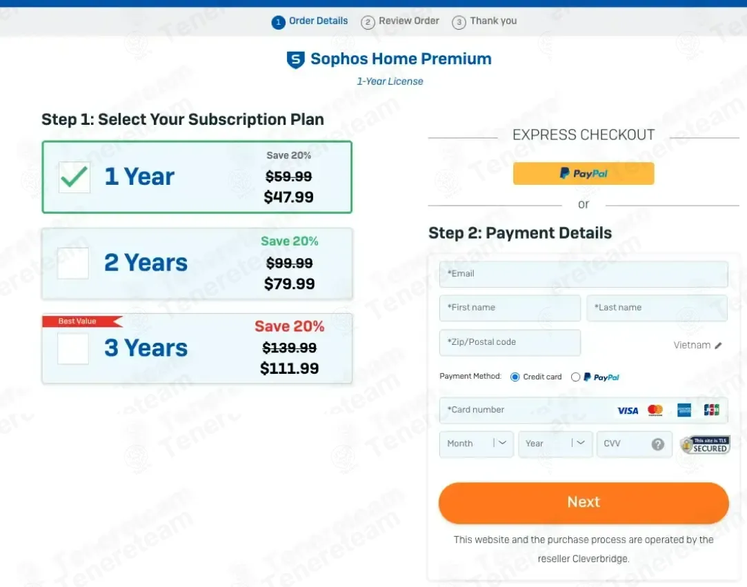 Sophos Home coupon code: 20% off with 20OFFSHP. Tested and valid as 4 months ago.