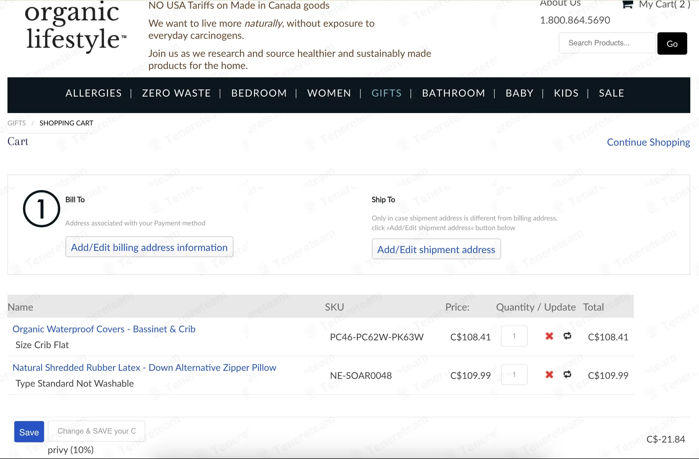 Organic Lifestyle coupon code: 10% off with privy. Tested and valid as 1 day ago.