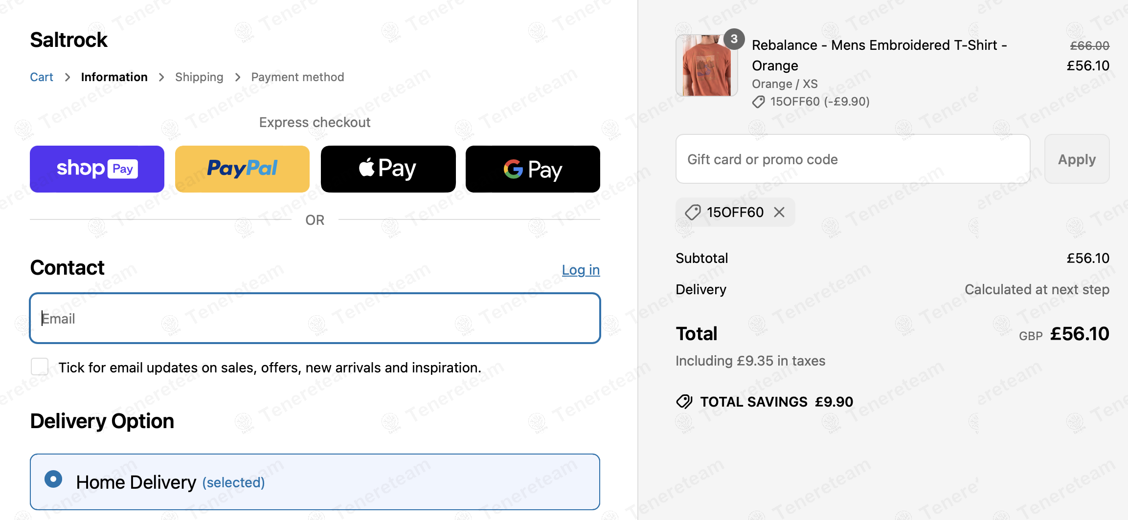 Saltrock coupon code: 15% off with 15OFF60. Tested and valid as 1 year ago.