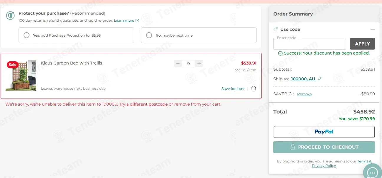 Temple And Webster AU coupon code: 15% off with SAVEBIG. Tested and valid as 3 months ago.