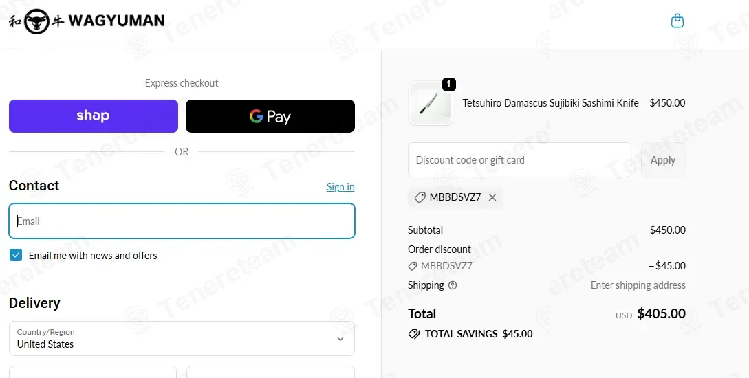 Wagyuman coupon code: 10% off with MBBDSVZ7. Tested and valid as 7 months ago.