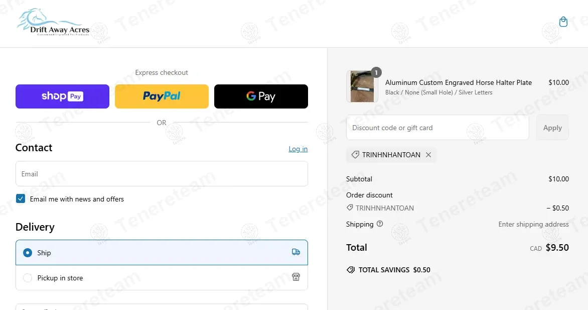 Shop Driftaway Acres coupon code: 5% off with TRINHNHANTOAN. Tested and valid as 1 year ago.