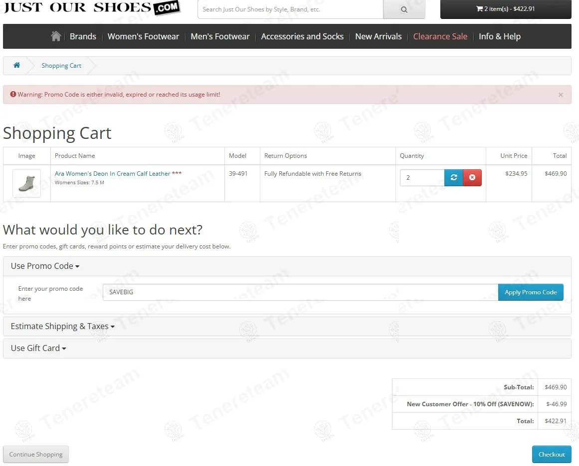 Just Our Shoes coupon code: 10% off with SAVENOW. Tested and valid as 9 months ago.