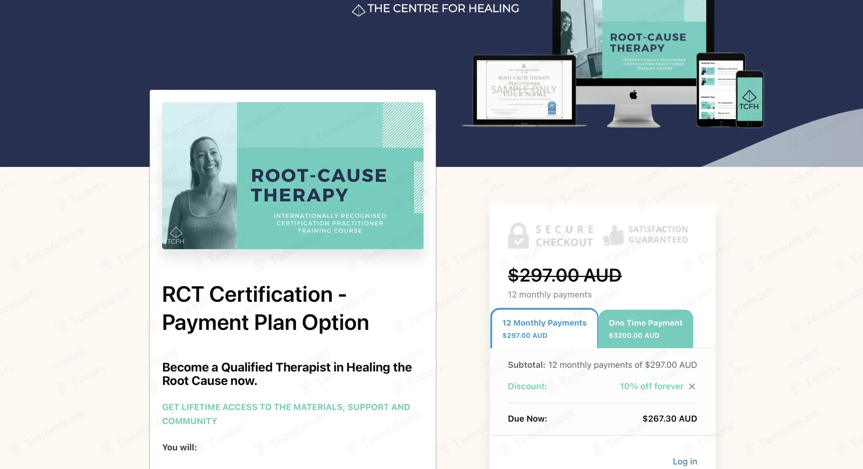 The Centre for Healing coupon code: 10% off with KATHERYN. Tested and valid as 1 month ago.