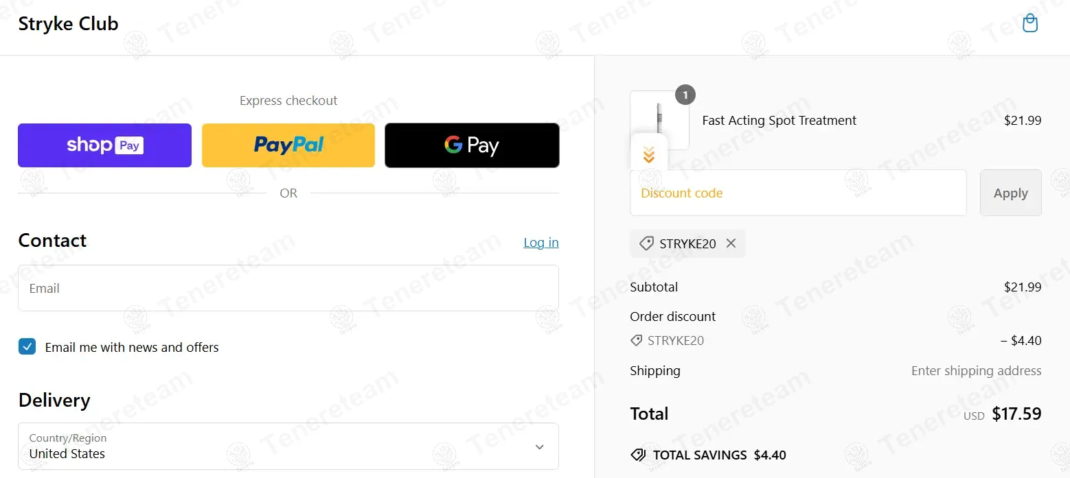 Stryke Club coupon code: 20% off with STRYKE20. Tested and valid as 1 year ago.