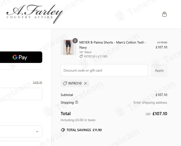 A Farley Country Attire coupon code: 10% off with INTRO10. Tested and valid as 10 months ago.