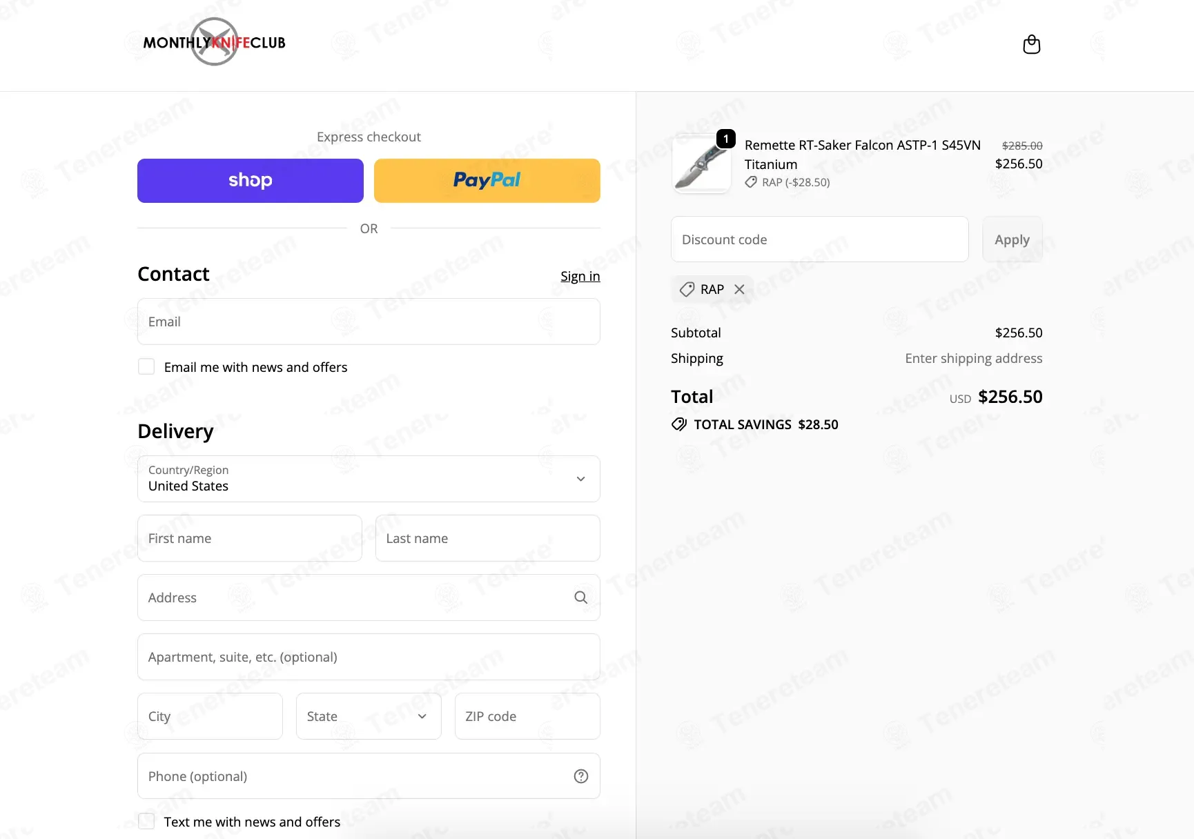 Monthly Knife Club coupon code: 10% off with RAP. Tested and valid as 2 months ago.